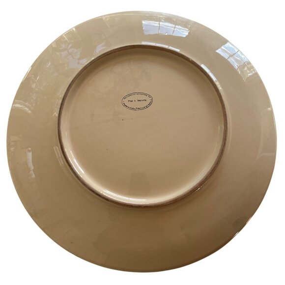 Pier 1 Imports Large Serving Platter Plate Colorful Fruit Hand Painted Italy - Picture 2 of 5